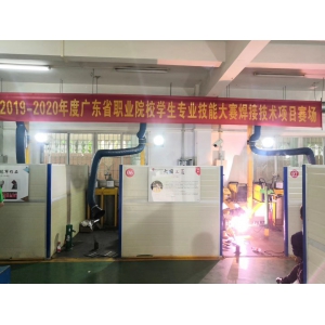 廣州省職業(yè)院校焊接專(zhuān)業(yè)技能大賽賽場(chǎng)